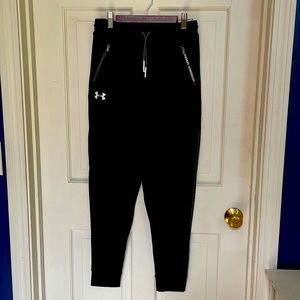 Black athletic joggers